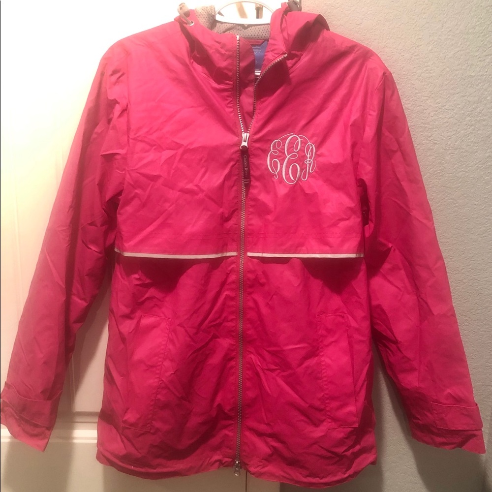 Charles River Monogrammed Women’s Rain Jacket